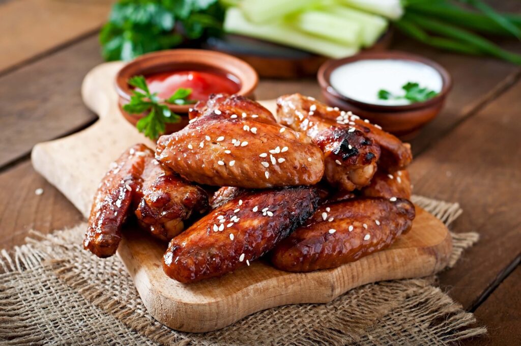 Sült csirkeszárny Teriyaki szósszal